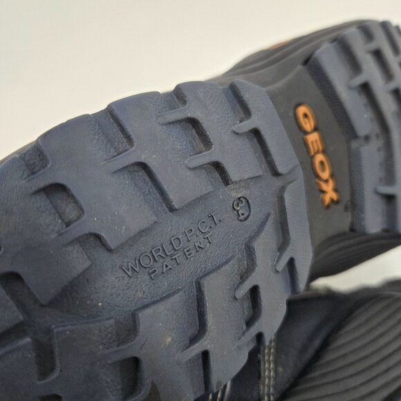 Geox Tex Savage Blue Waterproof Boots Hook & Loop Straps Boy's Size US 3 EU 34 - Picture 10 of 11